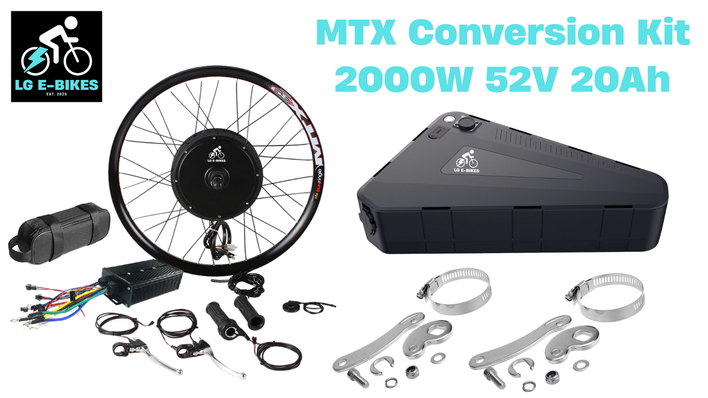 2000W 52V 20Ah Conversion Kit Combo